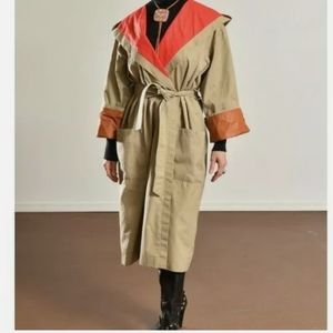 VINTAGE* LACOSTE WOMEN'S TRENCH COAT JACKET